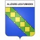 Allègre-les-Fumades 30 ville Stickers blason autocollant adhésif
