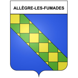 Pegatinas escudo de armas de Bazas adhesivo de la etiqueta engomada