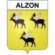 Alzon 30 ville Stickers blason autocollant adhésif