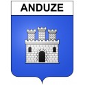 Stickers coat of arms Bazas adhesive sticker