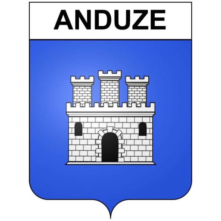 Stickers coat of arms Bazas adhesive sticker