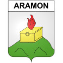 Stickers coat of arms Bazas adhesive sticker
