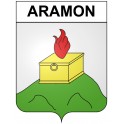 Stickers coat of arms Bazas adhesive sticker