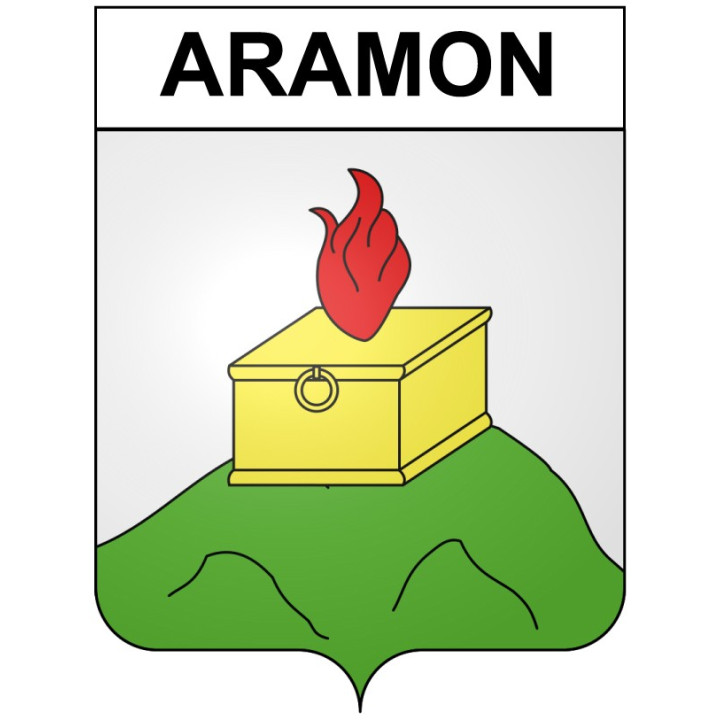 Stickers coat of arms Bazas adhesive sticker
