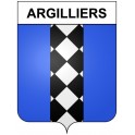 Argilliers 30 ville Stickers blason autocollant adhésif