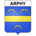Arphy 30 ville Stickers blason autocollant adhésif
