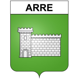 Arre 30 ville Stickers blason autocollant adhésif