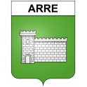 Arre 30 ville Stickers blason autocollant adhésif