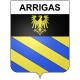 Arrigas 30 ville Stickers blason autocollant adhésif