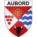 Aubord 30 ville Stickers blason autocollant adhésif