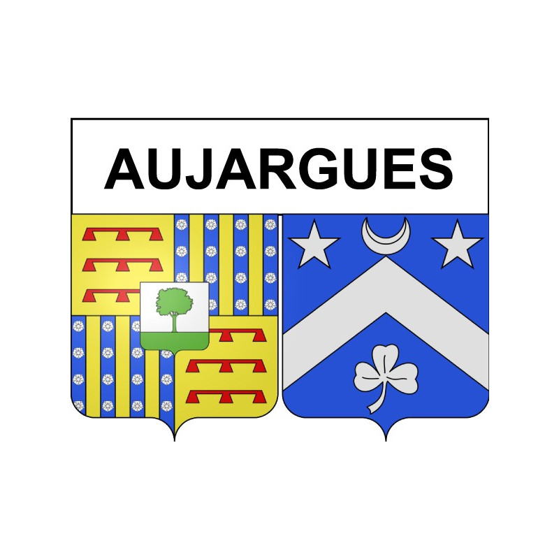 Stickers coat of arms Bazas adhesive sticker
