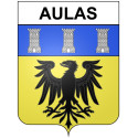 Stickers coat of arms Bazas adhesive sticker