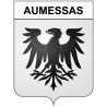 Aumessas 30 ville Stickers blason autocollant adhésif