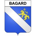 Bagard 30 ville Stickers blason autocollant adhésif