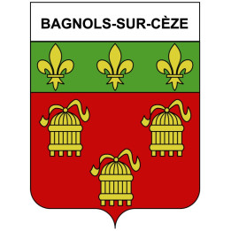 Stickers coat of arms Bazas adhesive sticker