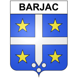Stickers coat of arms Bazas adhesive sticker
