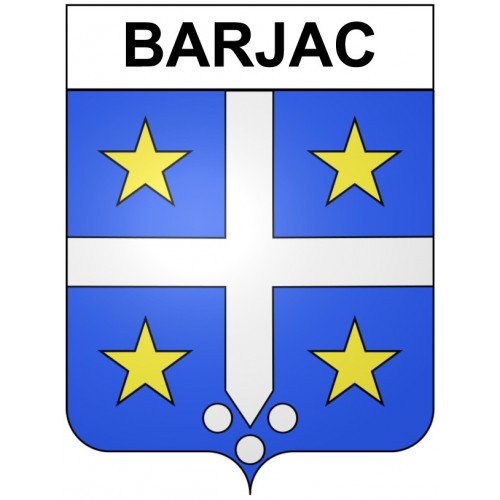 Stickers coat of arms Bazas adhesive sticker