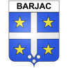 Stickers coat of arms Bazas adhesive sticker