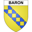 Stickers coat of arms Bazas adhesive sticker