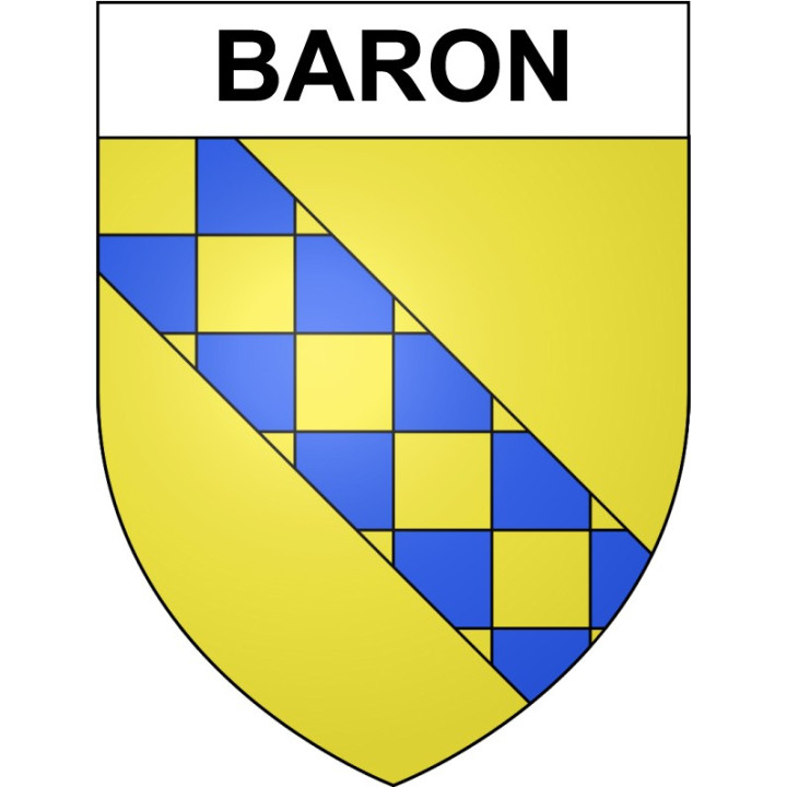 Stickers coat of arms Bazas adhesive sticker