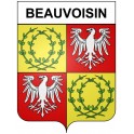 Beauvoisin 30 ville Stickers blason autocollant adhésif