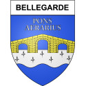 Bazas Sticker wappen, gelsenkirchen, augsburg, klebender aufkleber