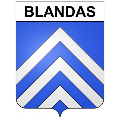 Blandas 30 ville Stickers blason autocollant adhésif