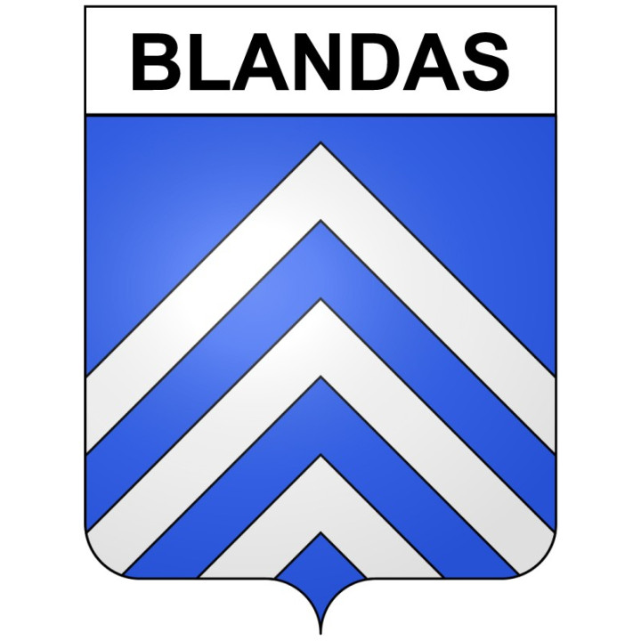 Stickers coat of arms Bazas adhesive sticker