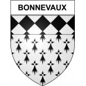 Bonnevaux 30 ville Stickers blason autocollant adhésif