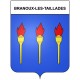 Branoux-les-Taillades 30 ville Stickers blason autocollant adhésif