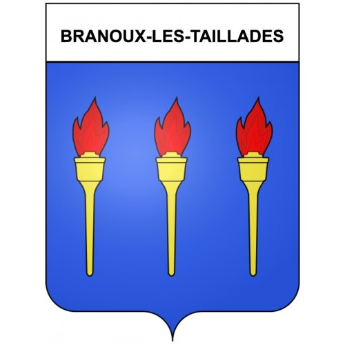 Stickers coat of arms Bazas adhesive sticker