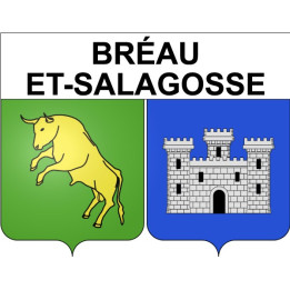 Stickers coat of arms Bazas adhesive sticker