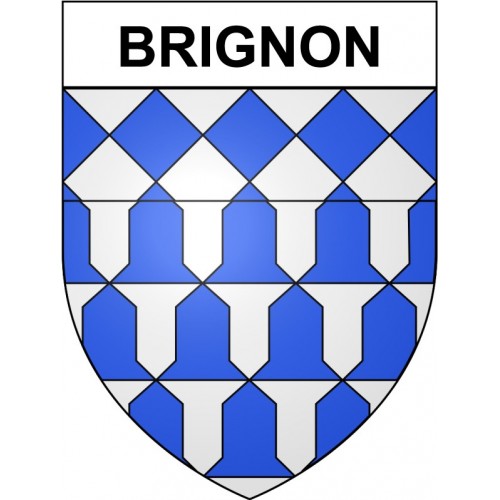 Brignon 30 ville Stickers blason autocollant adhésif