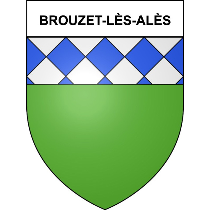 Stickers coat of arms Bazas adhesive sticker