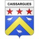 Caissargues 30 ville Stickers blason autocollant adhésif