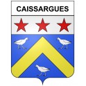 Caissargues 30 ville Stickers blason autocollant adhésif