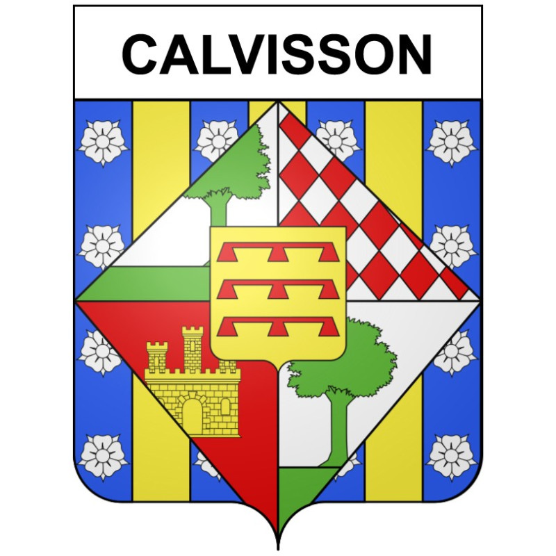 Stickers coat of arms Bazas adhesive sticker