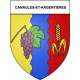 Stickers coat of arms Bazas adhesive sticker