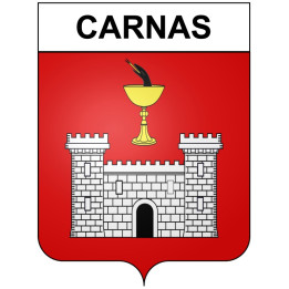 Carnas 30 ville Stickers blason autocollant adhésif