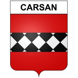 Stickers coat of arms Bazas adhesive sticker
