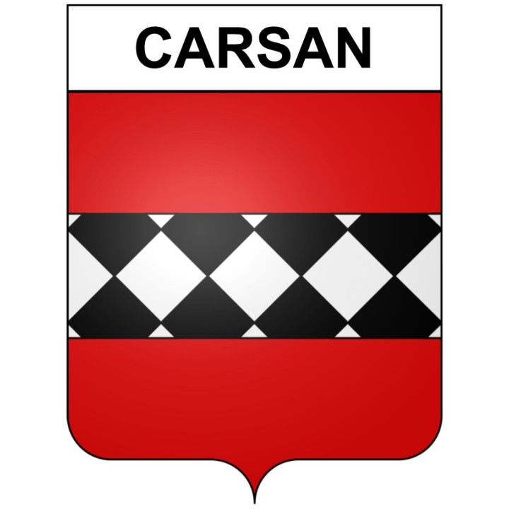 Stickers coat of arms Bazas adhesive sticker