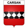 Stickers coat of arms Bazas adhesive sticker
