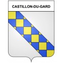Castillon-du-Gard 30 ville Stickers blason autocollant adhésif