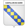 Castillon-du-Gard 30 ville Stickers blason autocollant adhésif