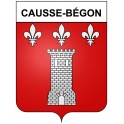 Causse-Bégon 30 ville Stickers blason autocollant adhésif