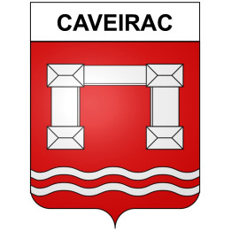 Stickers coat of arms Bazas adhesive sticker