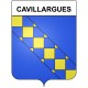 Stickers coat of arms Bazas adhesive sticker