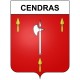 Cendras 30 ville Stickers blason autocollant adhésif