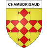 Chamborigaud 30 ville Stickers blason autocollant adhésif