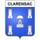 Stickers coat of arms Bazas adhesive sticker